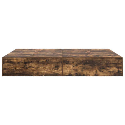 Struttura letto con contenitore Rovere fumé 150 x 200 cm | homemem39