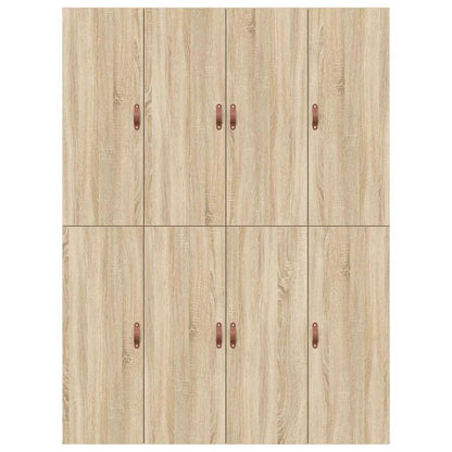 Struttura letto con contenitore Rovere Sonoma 160 x 200 cm | homemem39