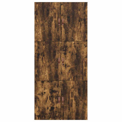 Struttura letto con contenitore Rovere fumé 90 x 190 cm