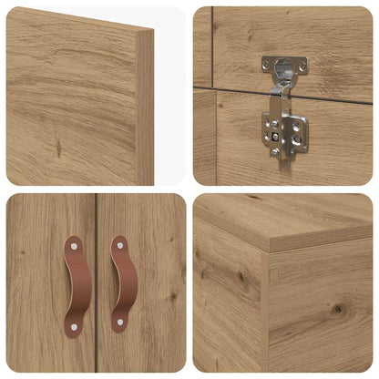 Struttura letto con contenitore Rovere artigianale 70 x 190 cm