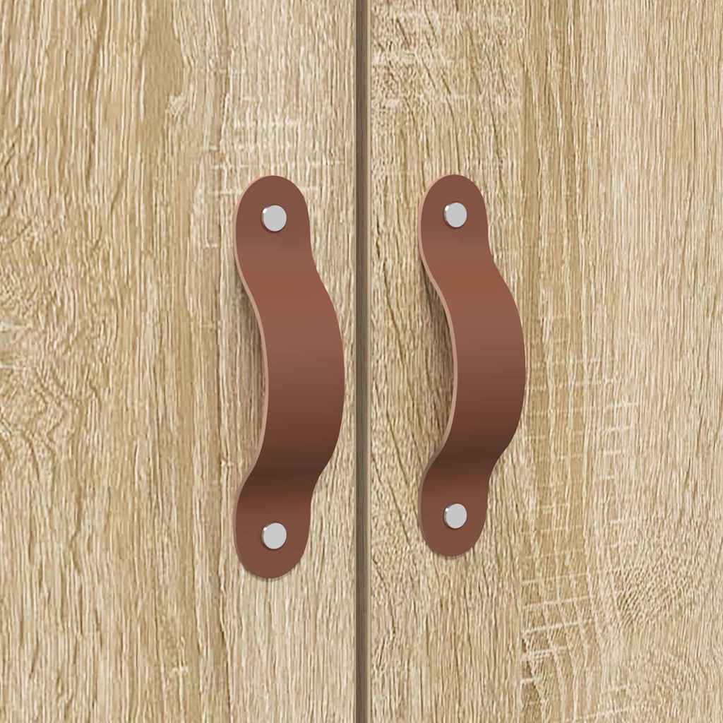 Struttura letto con contenitore Rovere Sonoma 120 x 190 cm | homemem39