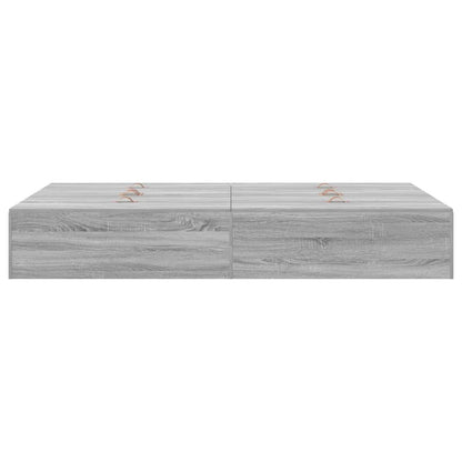 Struttura letto con contenitore Grigio Sonoma 120 x 190 cm