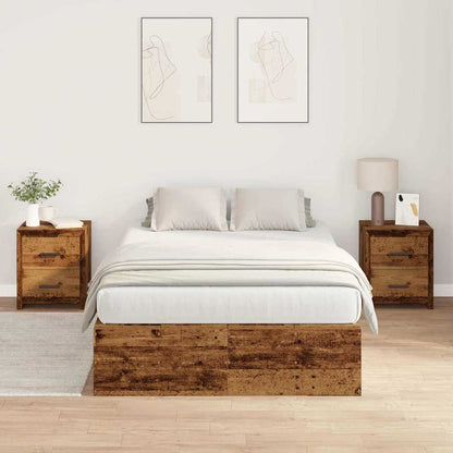 Struttura letto con contenitore Legno vecchio 120 x 190 cm