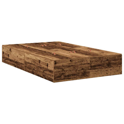 Struttura letto con contenitore Legno vecchio 120 x 190 cm | homemem39