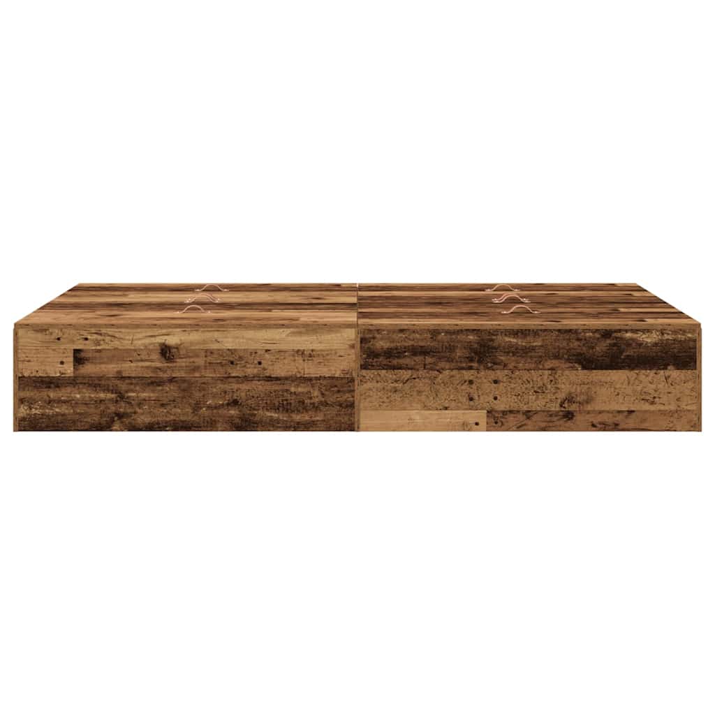 Struttura letto con contenitore Legno vecchio 120 x 190 cm | homemem39
