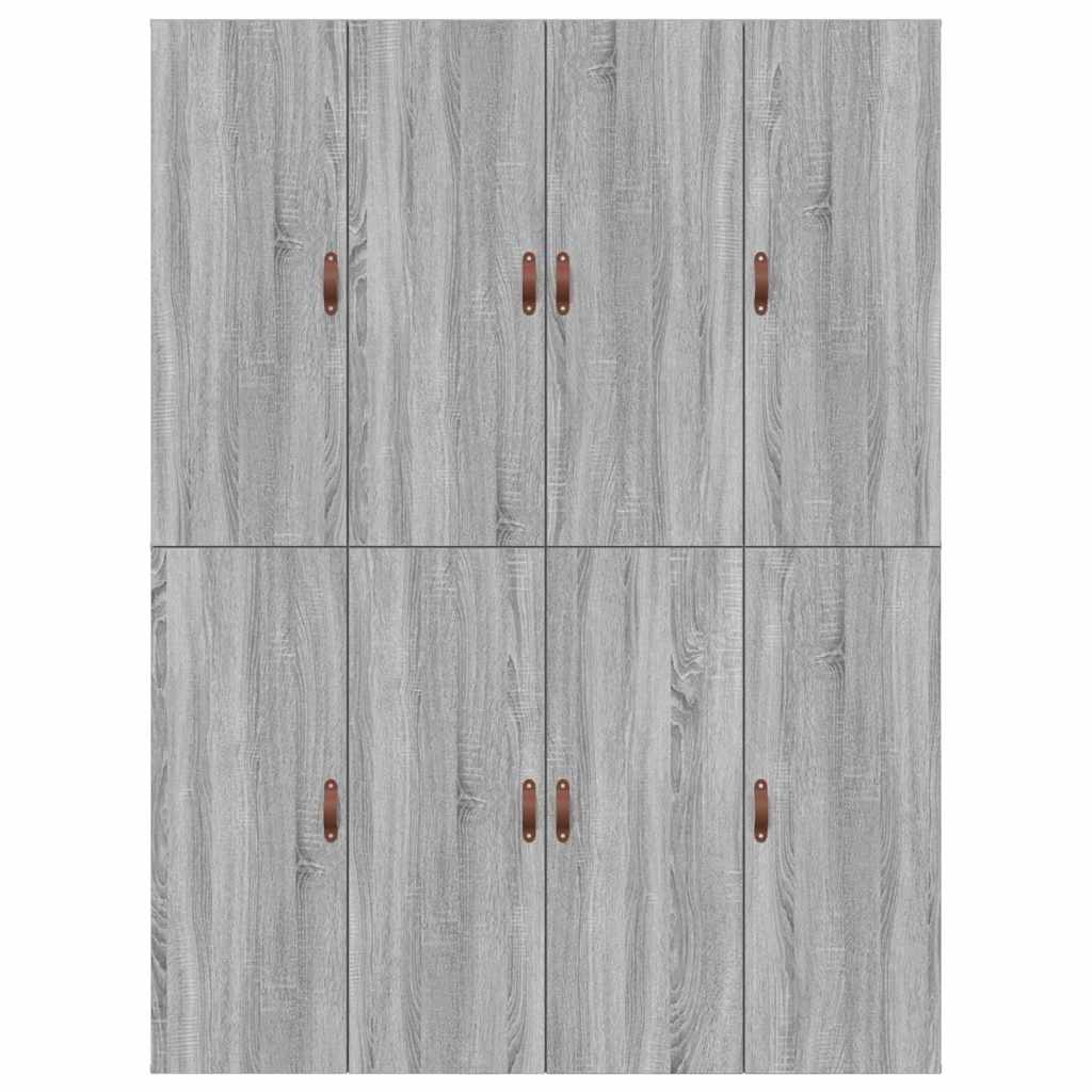 Struttura letto con contenitore Grigio Sonoma 135 x 190 cm | homemem39