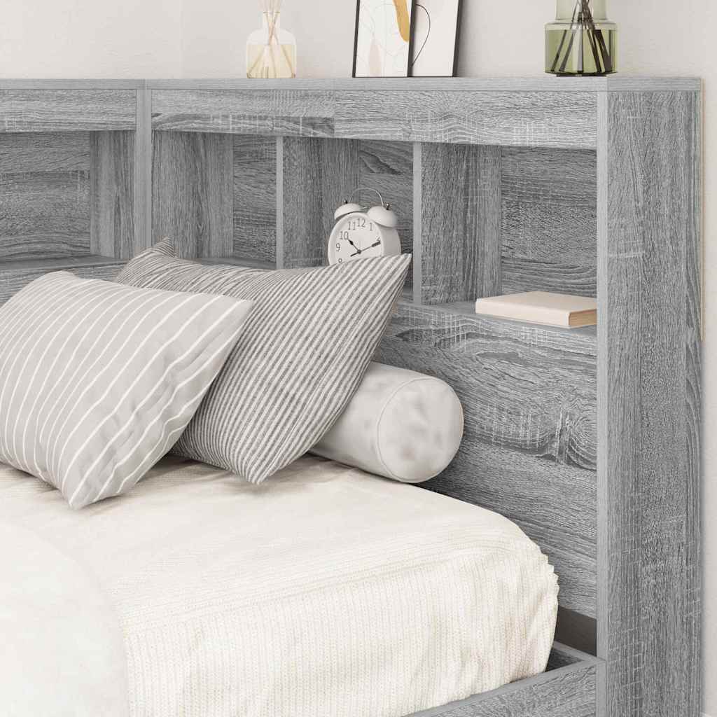 Testata contenitore Grigio Sonoma 80 cm Legno multistrato