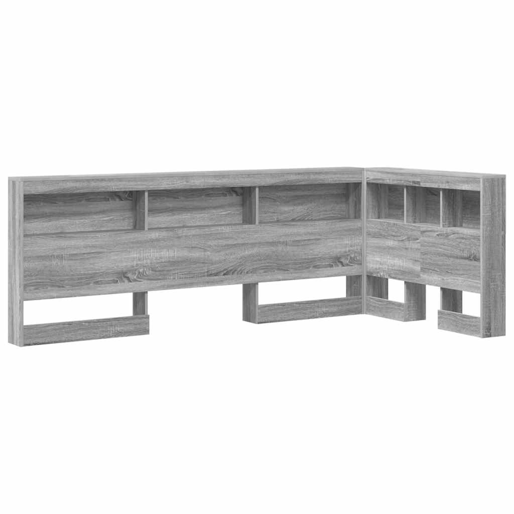 Testata contenitore Grigio Sonoma 80 cm Legno multistrato