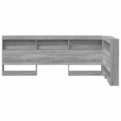 Testata contenitore Grigio Sonoma 80 cm Legno multistrato