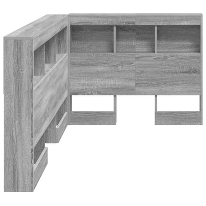 Testata contenitore Grigio Sonoma 80 cm Legno multistrato