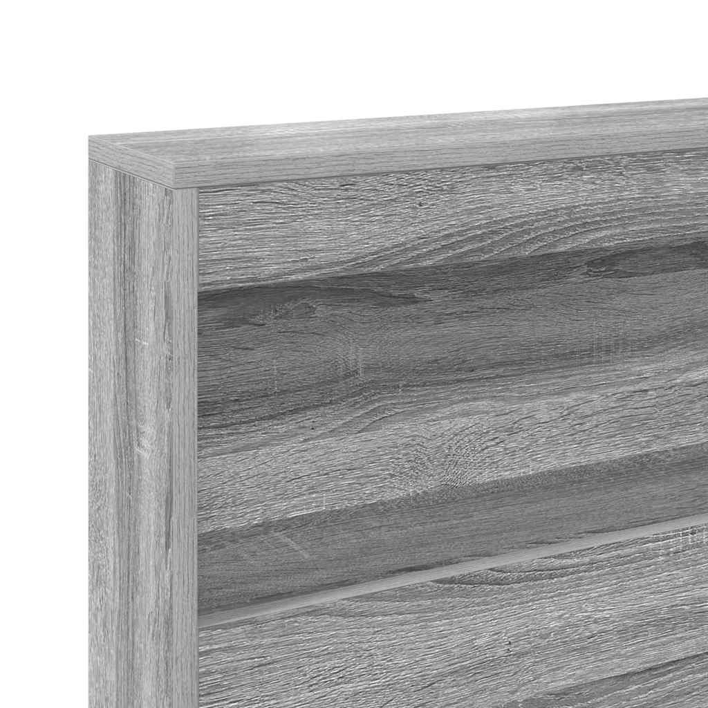 Testata contenitore Grigio Sonoma 90 cm Legno multistrato