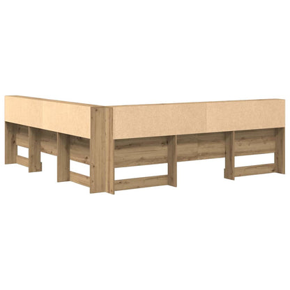 Testata contenitore Rovere artigianale 200 cm Legno multistrato