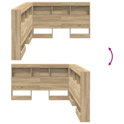 Testata contenitore Rovere Sonoma 120 cm Legno multistrato