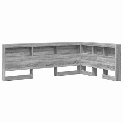 Testata contenitore Grigio Sonoma 120 cm Legno multistrato