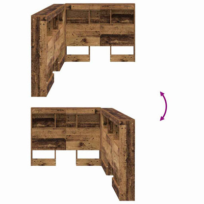 Testata contenitore Legno vecchio 75 cm Legno multistrato