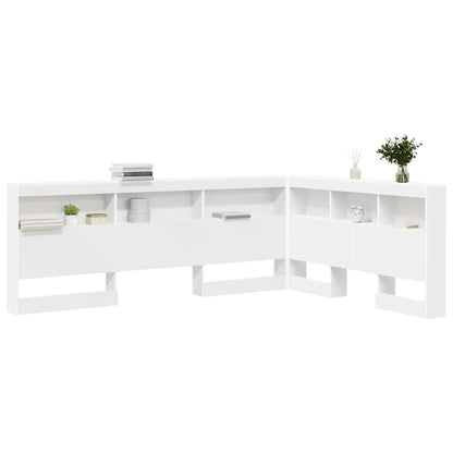 Testata contenitore Bianco 140 cm Legno multistrato