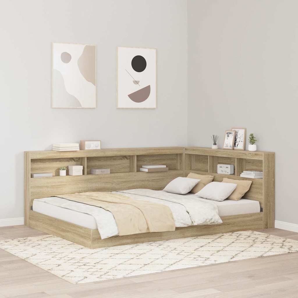 Testata contenitore Rovere Sonoma 140 cm Legno multistrato