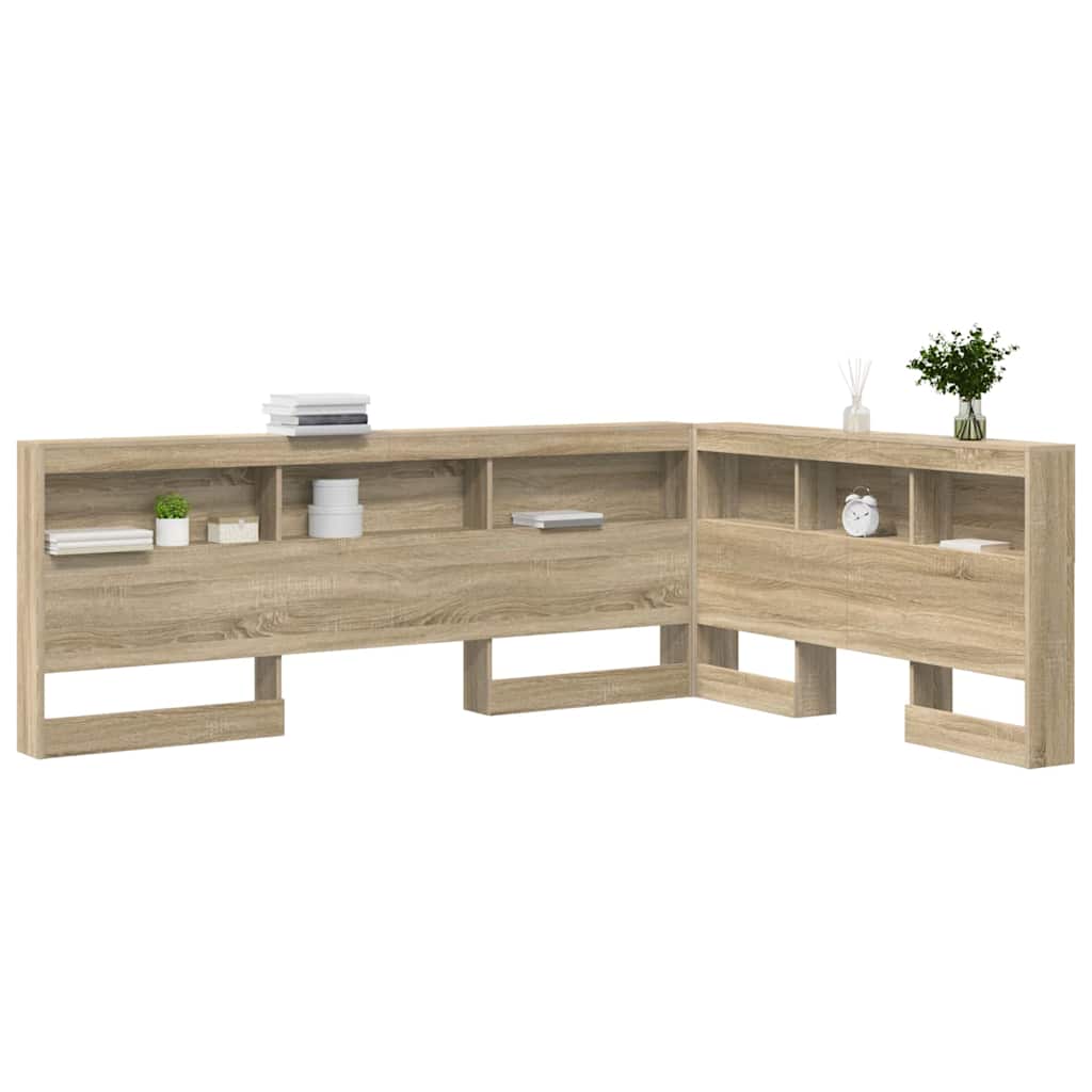 Testata contenitore Rovere Sonoma 140 cm Legno multistrato
