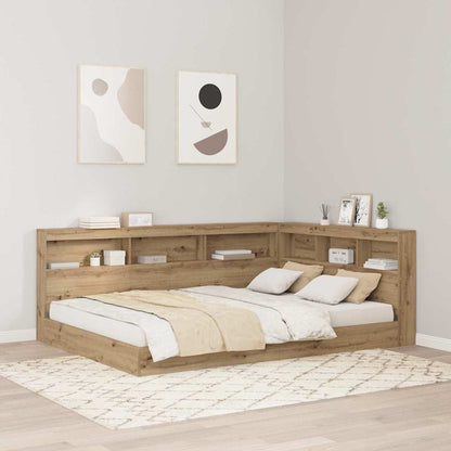 Testata contenitore Rovere artigianale 140 cm Legno multistrato | homemem39