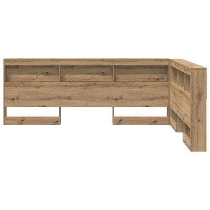 Testata contenitore Rovere artigianale 140 cm Legno multistrato | homemem39
