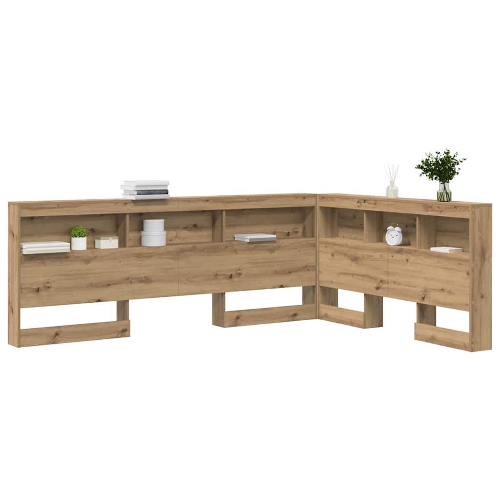 Testata contenitore Rovere artigianale 140 cm Legno multistrato | homemem39