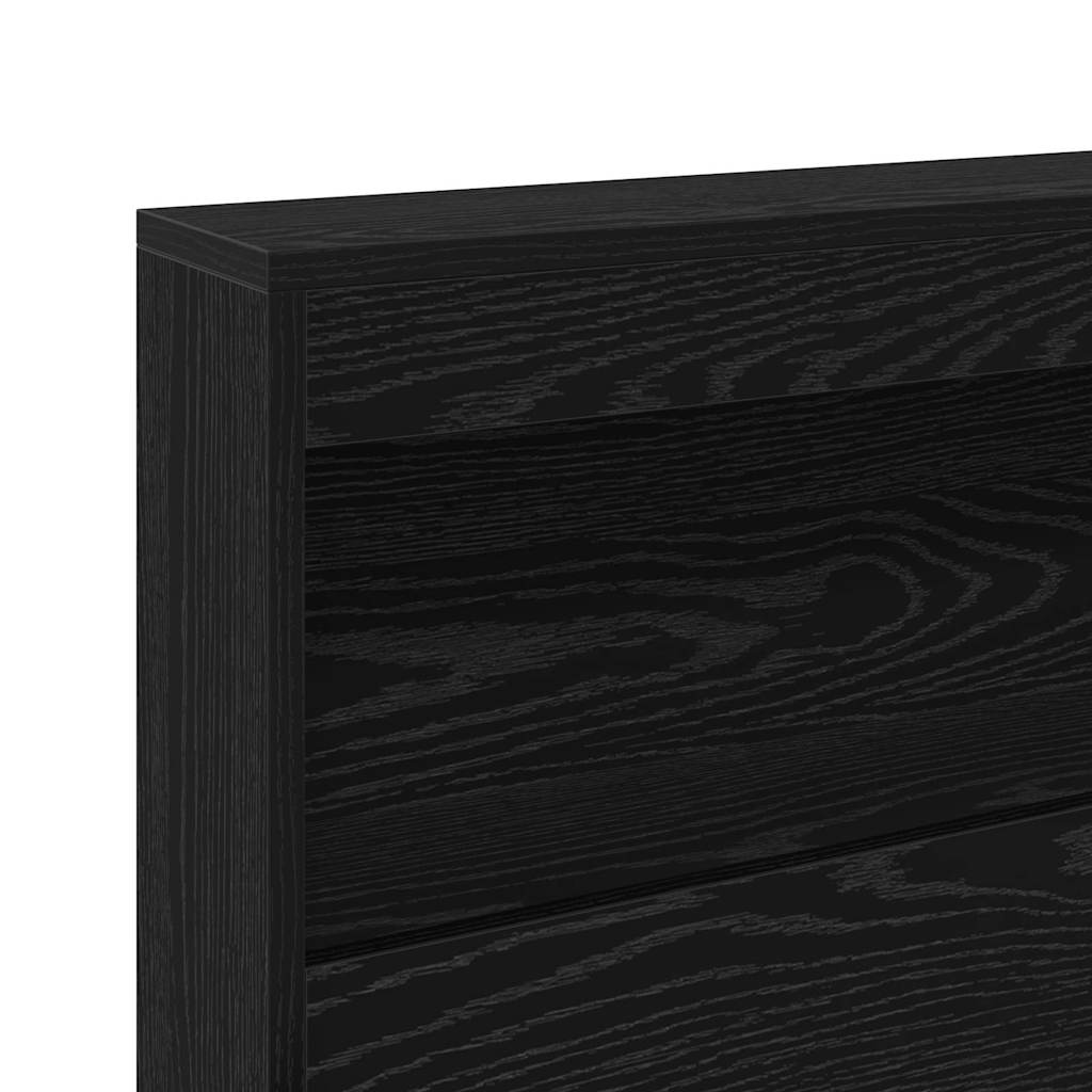 Testata contenitore Rovere Nero 135 cm Legno multistrato