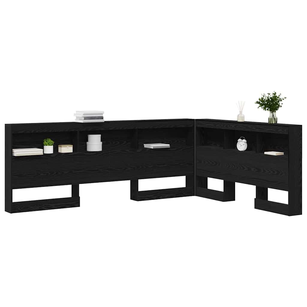 Testata contenitore Rovere Nero 135 cm Legno multistrato
