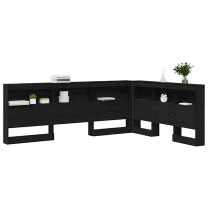 Testata contenitore Rovere Nero 135 cm Legno multistrato