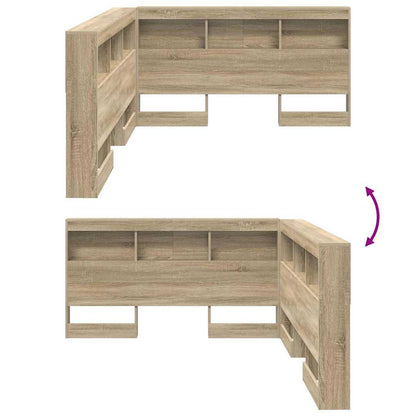 Testata contenitore Rovere Sonoma 135 cm Legno multistrato
