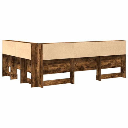 Testata contenitore Rovere fumé 135 cm Legno multistrato