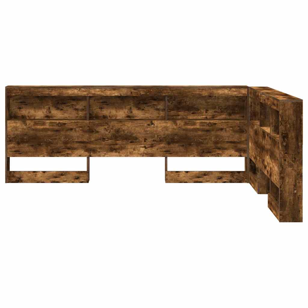 Testata contenitore Rovere fumé 135 cm Legno multistrato