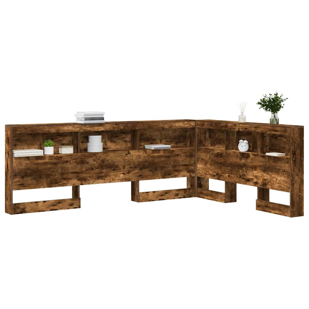 Testata contenitore Rovere fumé 135 cm Legno multistrato