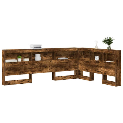 Testata contenitore Rovere fumé 135 cm Legno multistrato