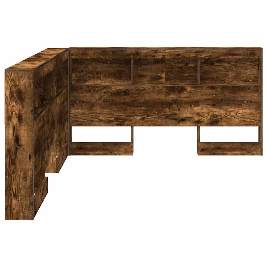 Testata contenitore Rovere fumé 135 cm Legno multistrato