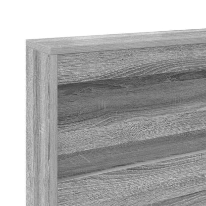 Testata contenitore Grigio Sonoma 135 cm Legno multistrato