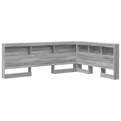 Testata contenitore Grigio Sonoma 135 cm Legno multistrato