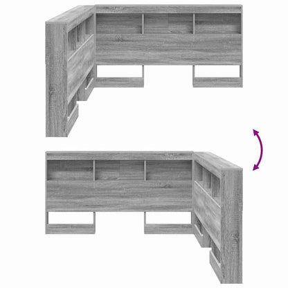 Testata contenitore Grigio Sonoma Legno ingegnerizzato