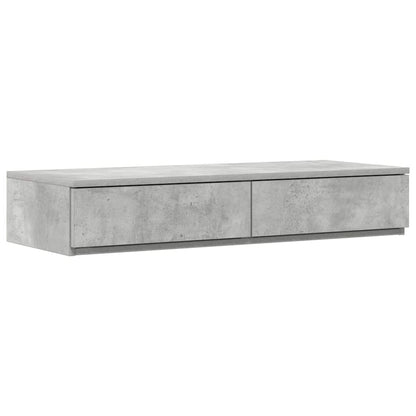Struttura letto con contenitore Grigio cemento 80 cm | homemem39