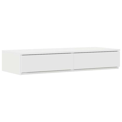 Struttura letto con contenitore Bianco 90 cm Legno multistrato