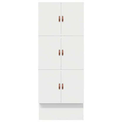 Struttura letto con contenitore Bianco 90 cm Legno multistrato