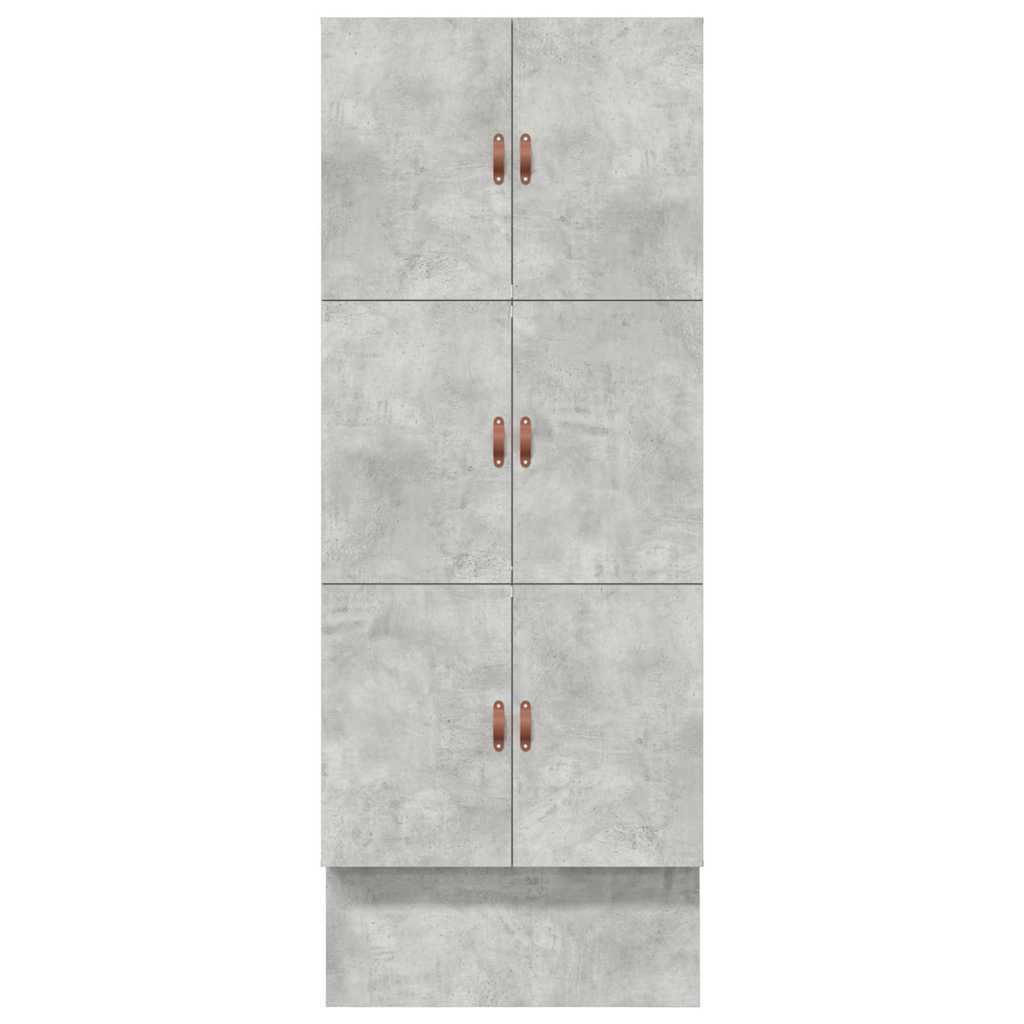 Struttura letto con contenitore Grigio cemento 100 cm | homemem39