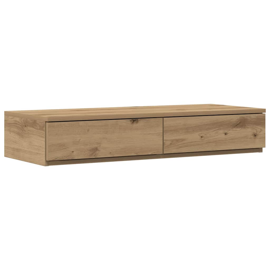 Struttura letto con contenitore Rovere artigianale 100 cm | homemem39