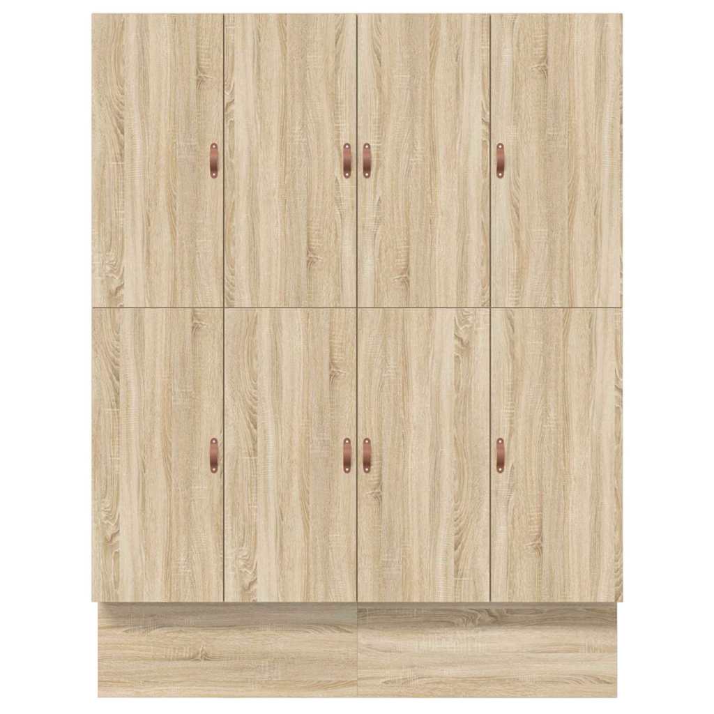 Struttura letto con contenitore con cassetto Rovere Sonoma - homemem39