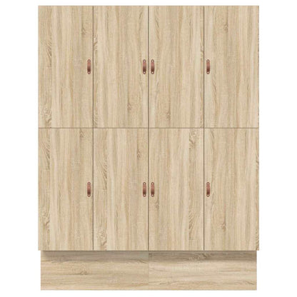 Struttura letto con contenitore con cassetto Rovere Sonoma - homemem39