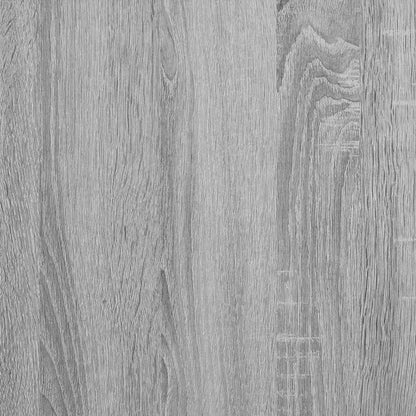 Struttura letto con contenitore con porta Grigio Sonoma 140 cm