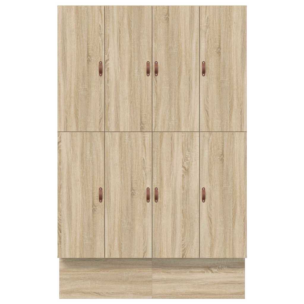 Struttura letto con contenitore Rovere Sonoma 150 cm | homemem39