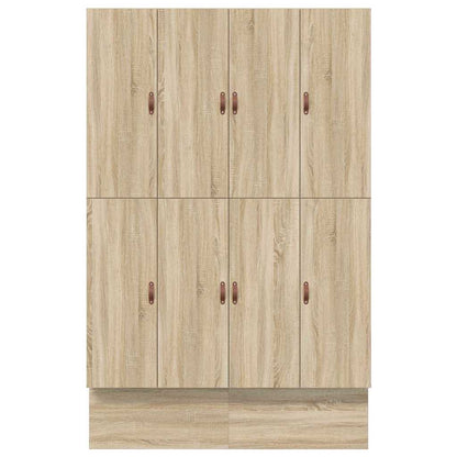 Struttura letto con contenitore Rovere Sonoma 150 cm | homemem39