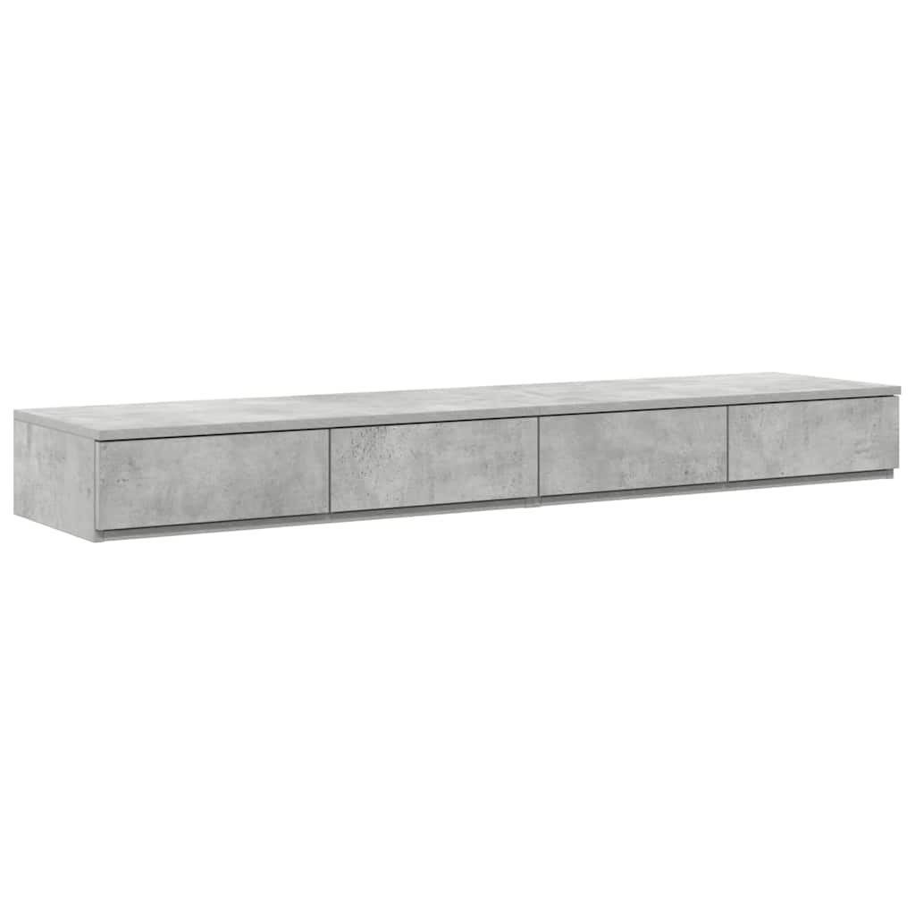 Struttura letto con contenitore con cassetto Grigio cemento - homemem39