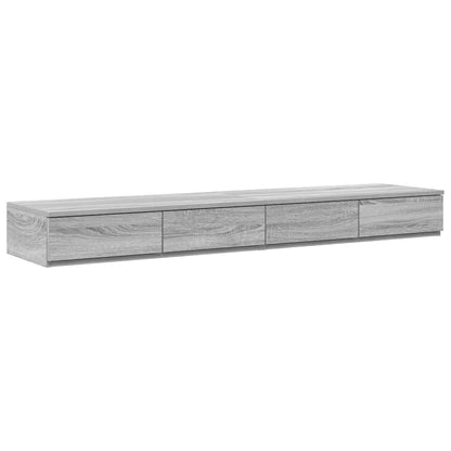 Struttura letto con contenitore Grigio Sonoma 150 cm | homemem39