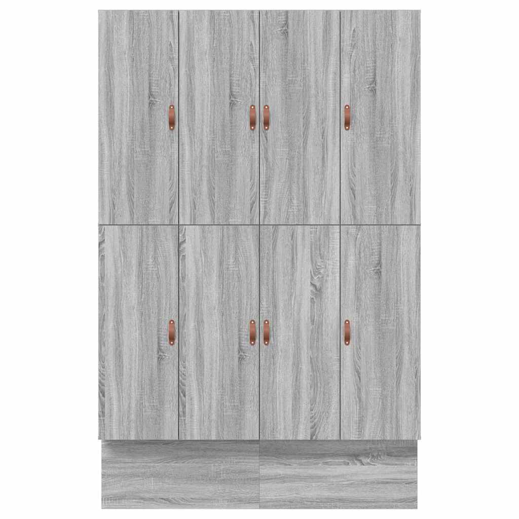 Struttura letto con contenitore Grigio Sonoma 150 cm | homemem39